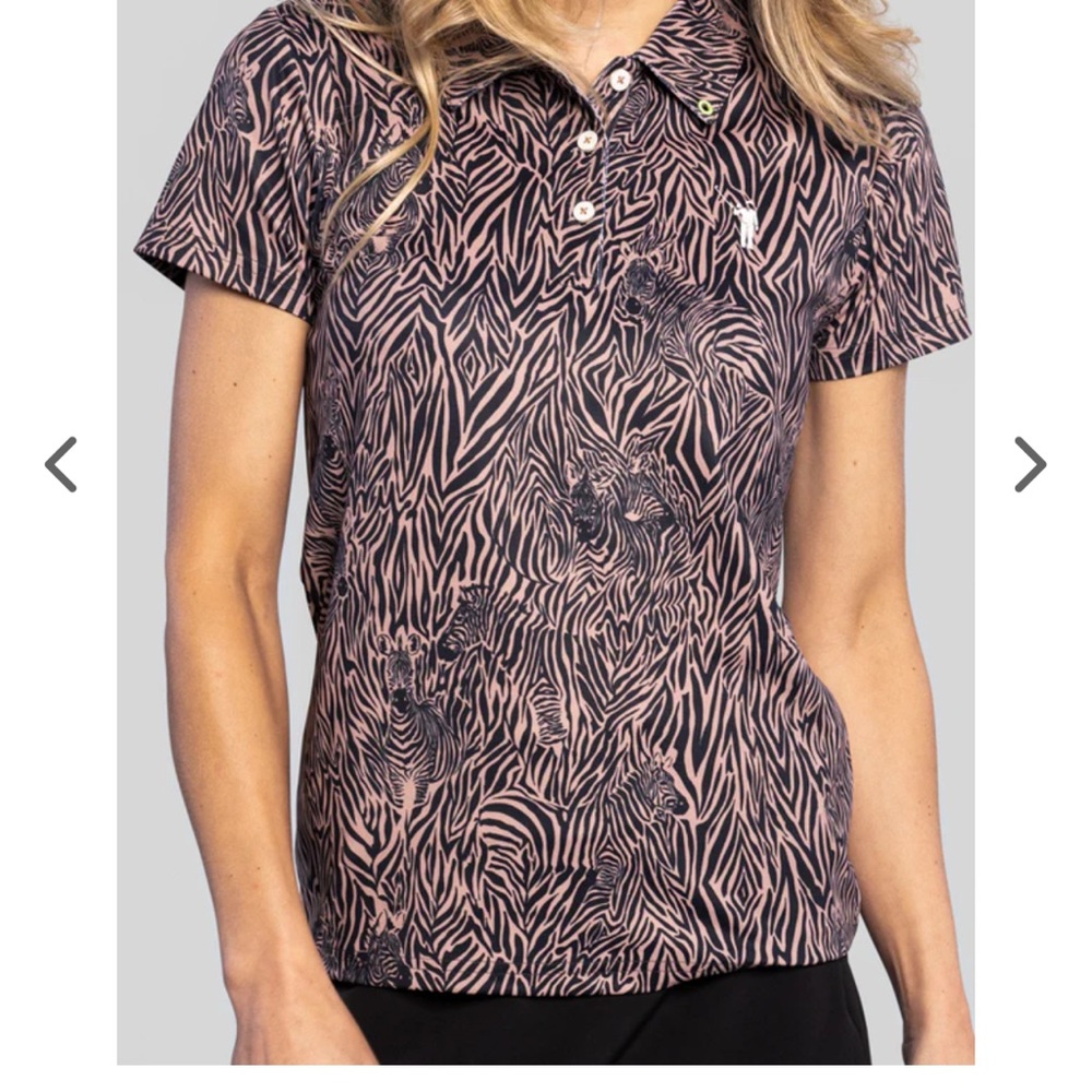 Bill Murray golf Zebra Print Polo Shirt